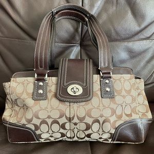 Authentic Coach Monogram Bag